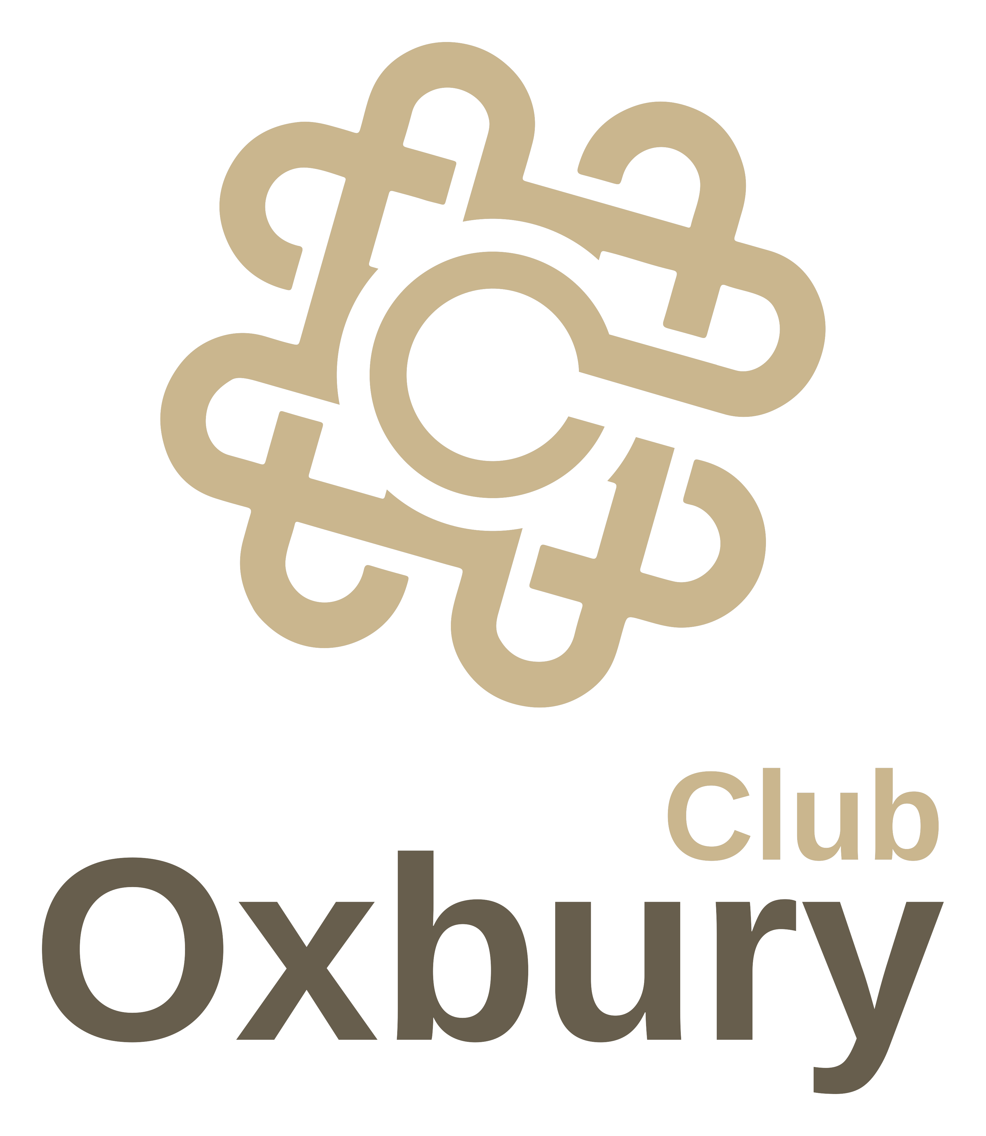 Club Oxbury logo lockup